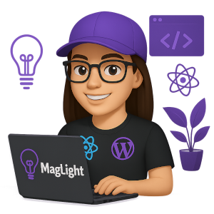 maglight derriere son ordi