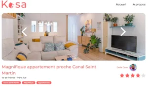 capture d'écran de l'appli Kasa