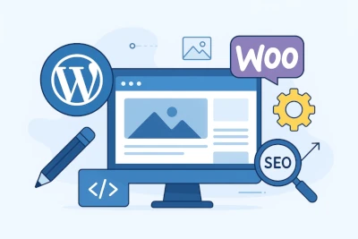 illustration conception d'un site complet