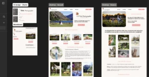 exemple de maquettes de site